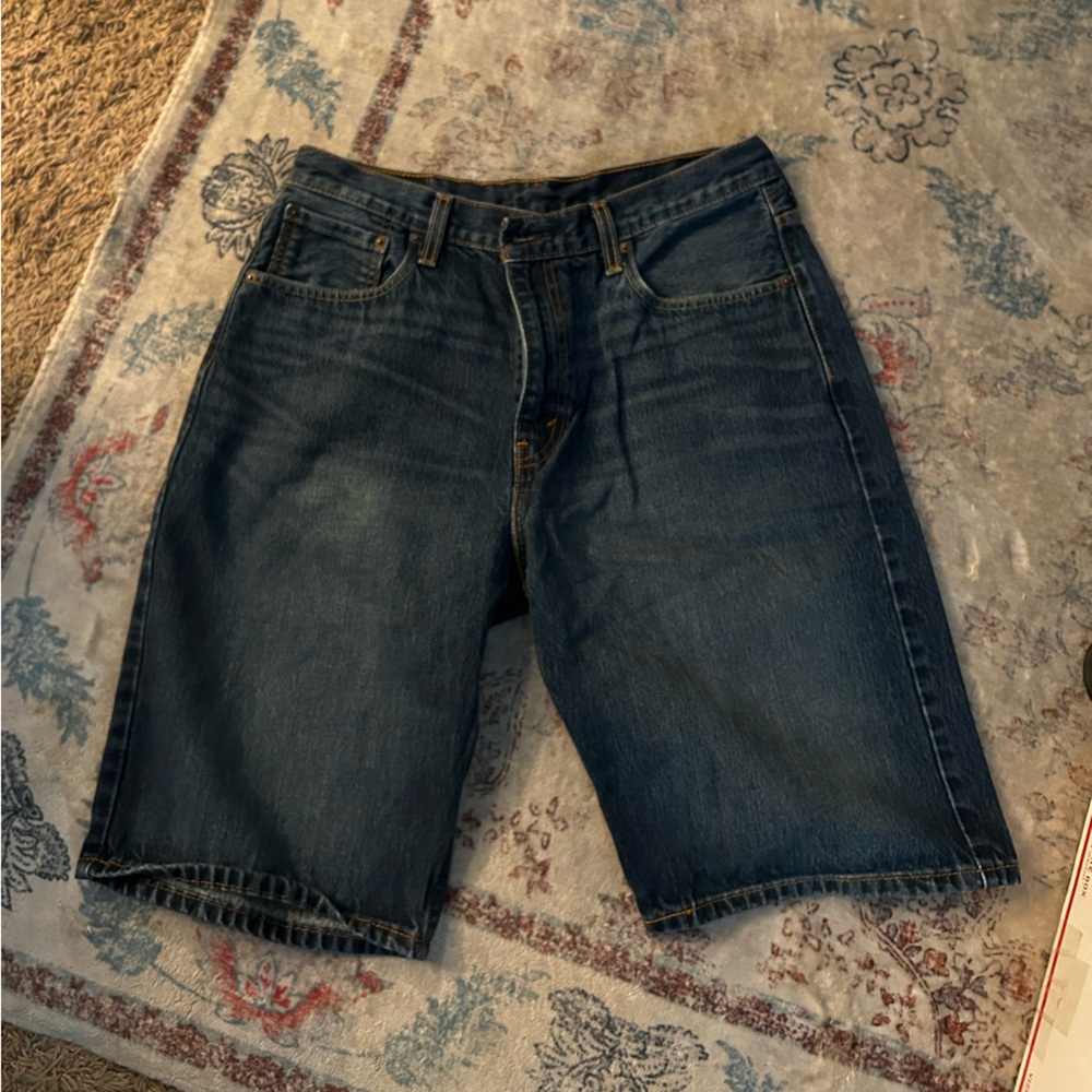 Men's Blue Denim Shorts